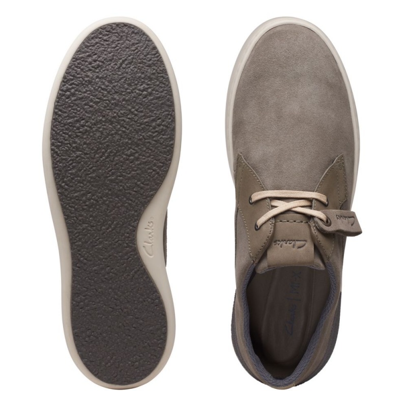 Clarks Court Lite Khan Αθλητικα Παπουτσια ανδρικα γκρι | GR068157