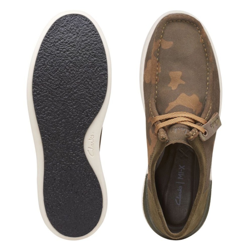 Clarks Court Lite Wally Αθλητικα Παπουτσια ανδρικα Ελιά | GR458321