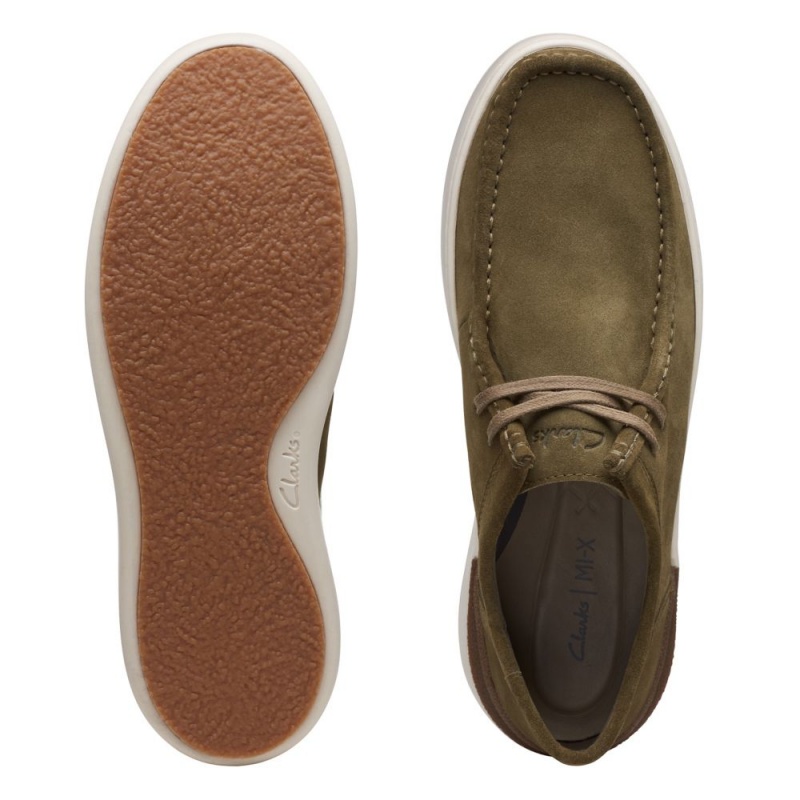 Clarks Court Lite Wally Αθλητικα Παπουτσια ανδρικα σκούρο Ελιά | GR817643