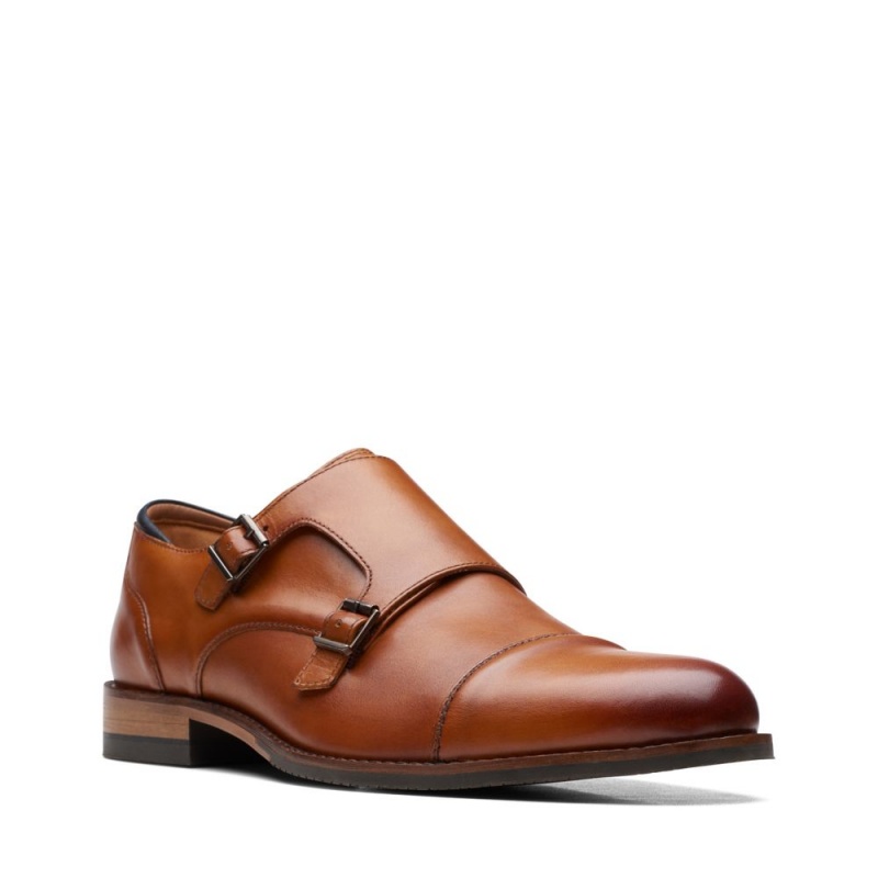 Clarks Craft Arlo Monk επισημα παπουτσια ανδρικα καφε | GR029538