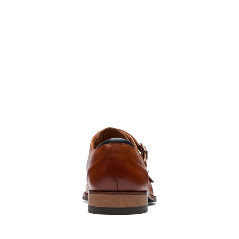 Clarks Craft Arlo Monk επισημα παπουτσια ανδρικα καφε | GR029538