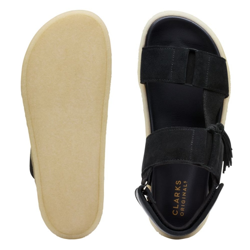 Clarks Crepe Sandal Σανδαλια γυναικεια μαυρα | GR106947