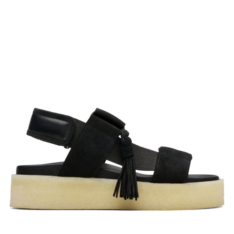 Clarks Crepe Sandal Σανδαλια γυναικεια μαυρα | GR106947