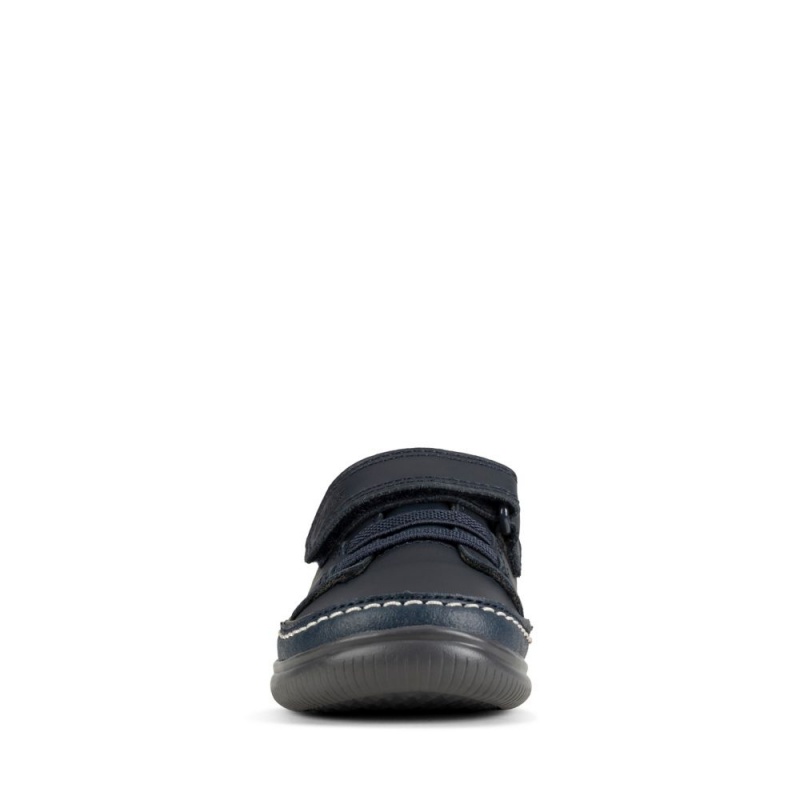 Clarks Crest Aero Toddler Παπουτσια για κοριτσια σκουρο μπλε | GR580364