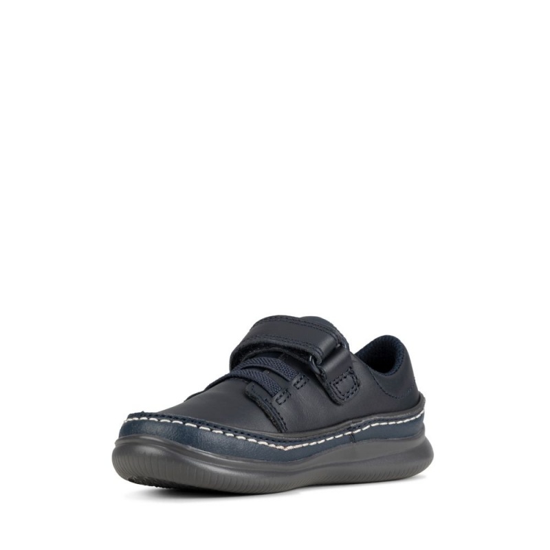 Clarks Crest Aero Toddler Παπουτσια για κοριτσια σκουρο μπλε | GR580364