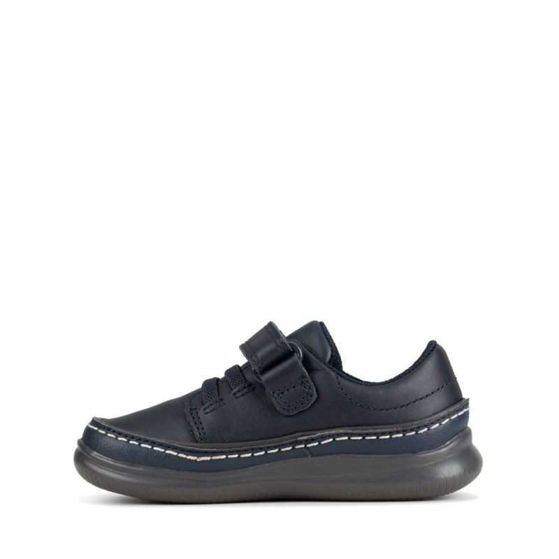 Clarks Crest Aero Toddler Παπουτσια για κοριτσια σκουρο μπλε | GR580364