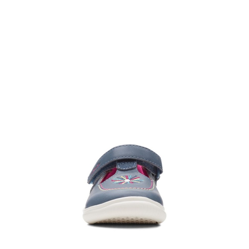 Clarks Crest Prom Toddler Παπουτσια για κοριτσια σκούρο μπλε | GR274150