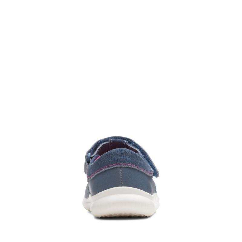 Clarks Crest Prom Toddler Παπουτσια για κοριτσια σκούρο μπλε | GR274150