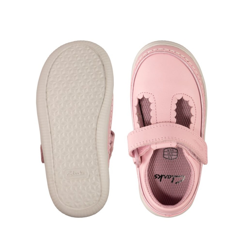 Clarks Crest Sky Toddler Παπουτσια για κοριτσια ροζ | GR602498