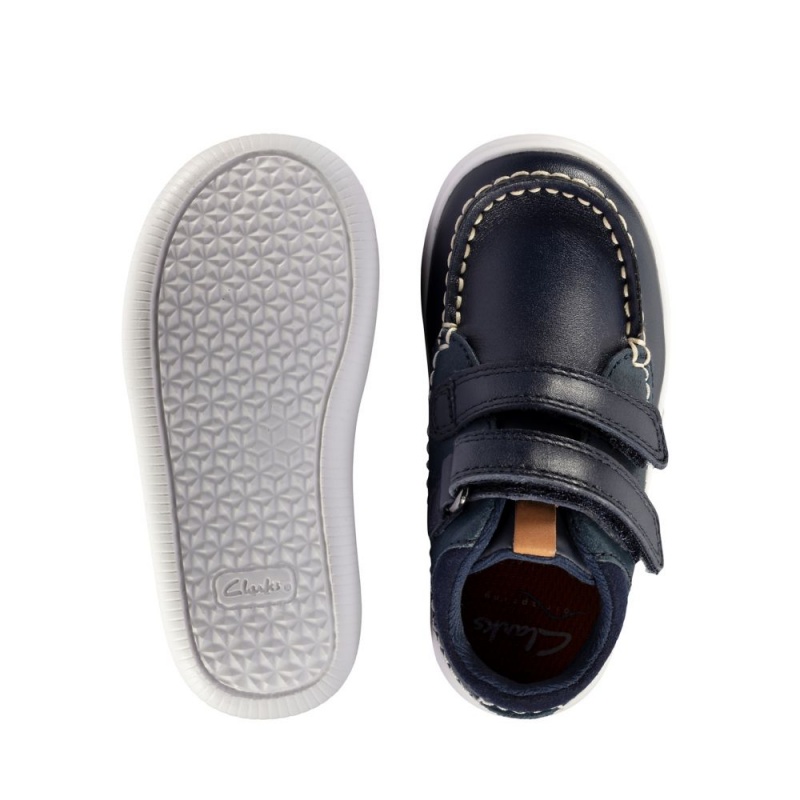 Clarks Crest Tuktu Toddler Μποτακια για κοριτσια σκουρο μπλε | GR672958