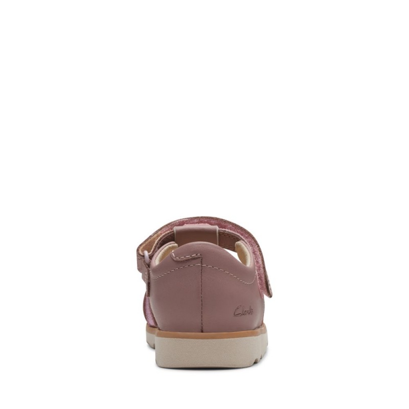 Clarks Crown Brill Toddler Σανδαλια για κοριτσια ροζ | GR496571