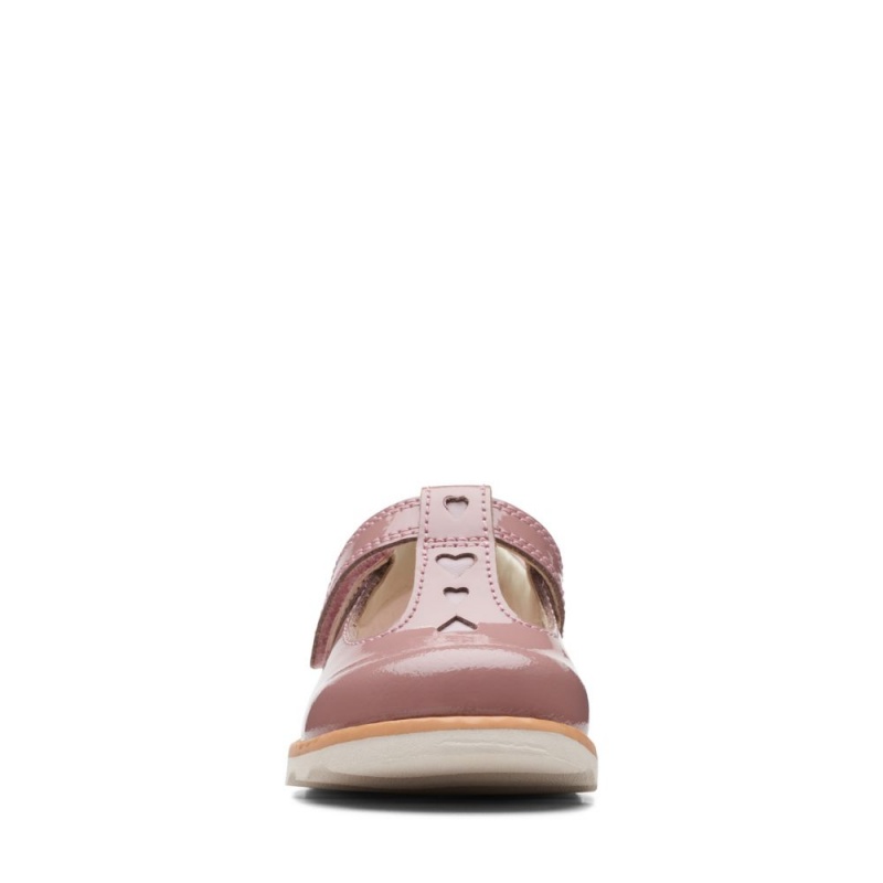 Clarks Crown Teen Toddler Παπουτσια για κοριτσια ροζ | GR935862