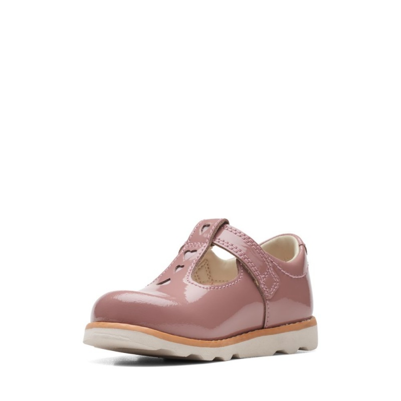 Clarks Crown Teen Toddler Παπουτσια για κοριτσια ροζ | GR935862