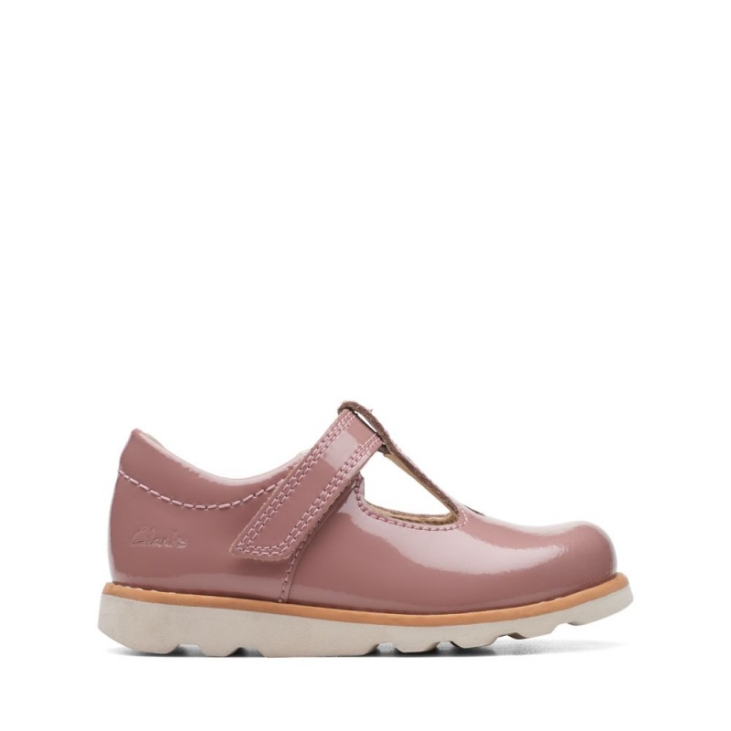 Clarks Crown Teen Toddler Παπουτσια για κοριτσια ροζ | GR935862