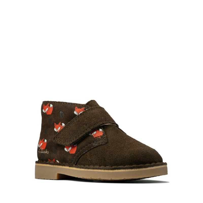 Clarks Desert Boot 2 Toddler Μποτακια για κοριτσια Χακί | GR325047