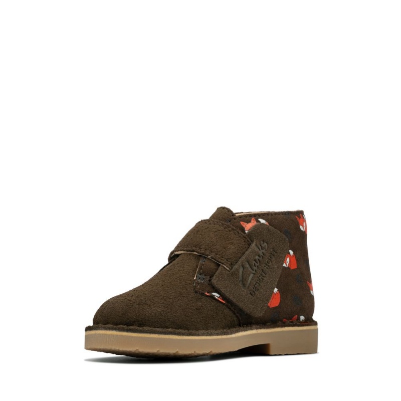 Clarks Desert Boot 2 Toddler Μποτακια για κοριτσια Χακί | GR325047