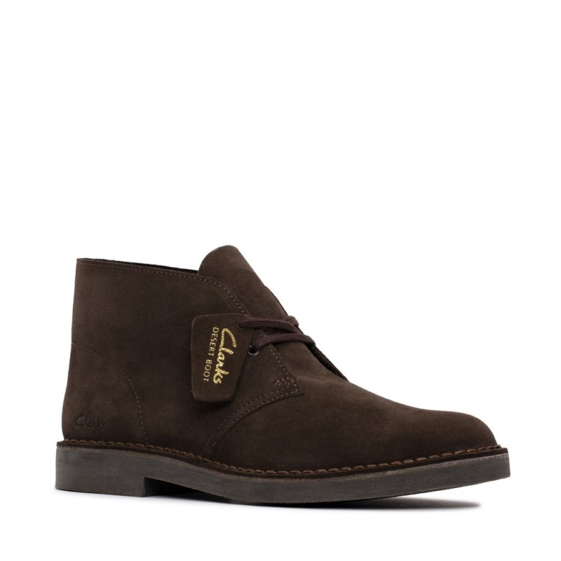 Clarks Desert Boot Evo Μποτακια ανδρικα σκούρο καφε | GR354697