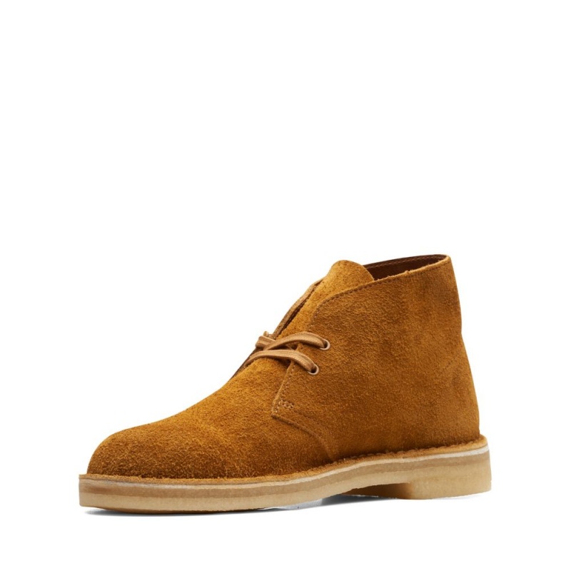 Clarks Desert Boot Μποτακια ανδρικα Brown/Orange | GR289406