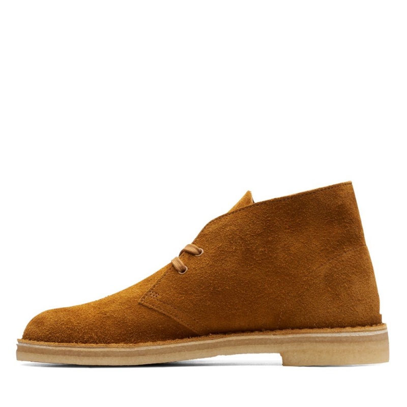 Clarks Desert Boot Μποτακια ανδρικα Brown/Orange | GR289406