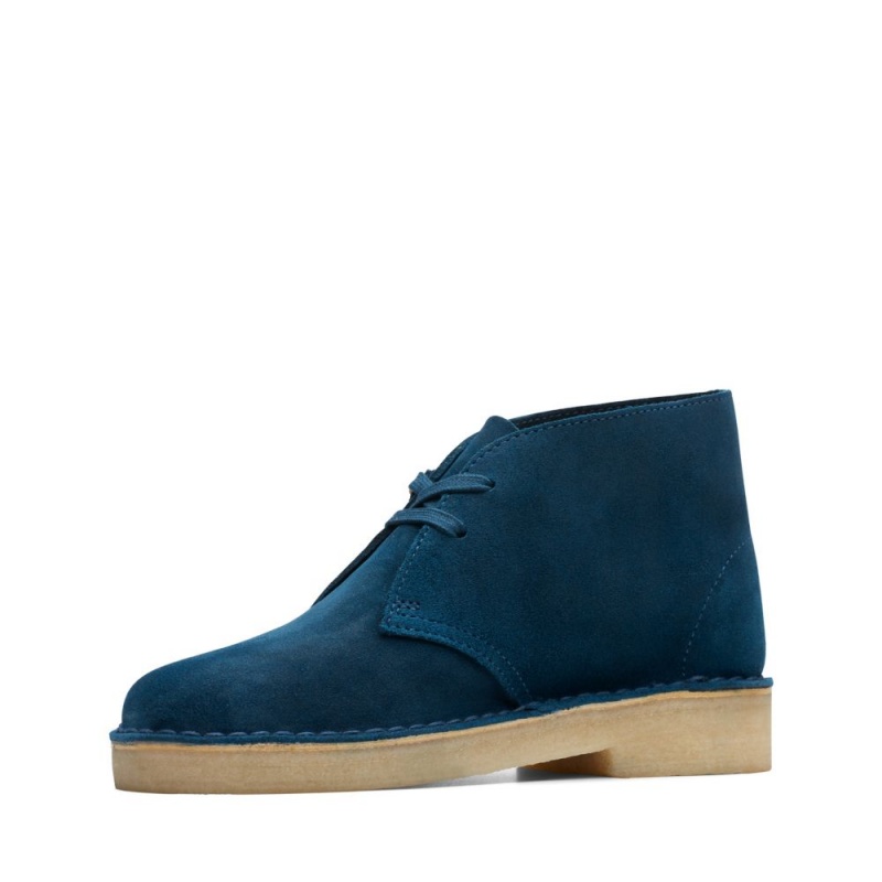 Clarks Desert Boot Μποτακια γυναικεια μπλε | GR160374