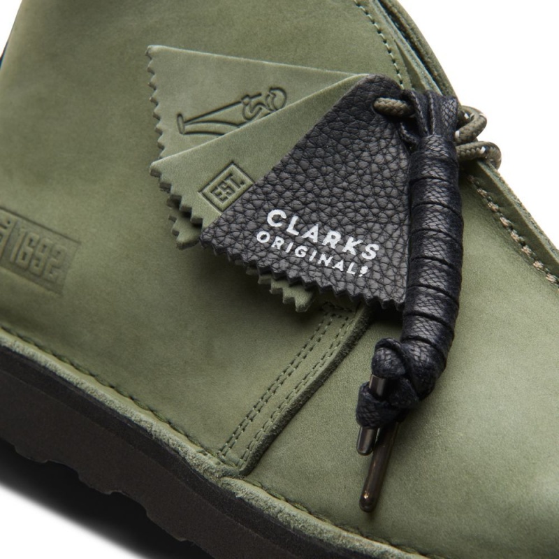 Clarks Desert Trek Hi FTRE Μποτακια ανδρικα Ελιά | GR246031