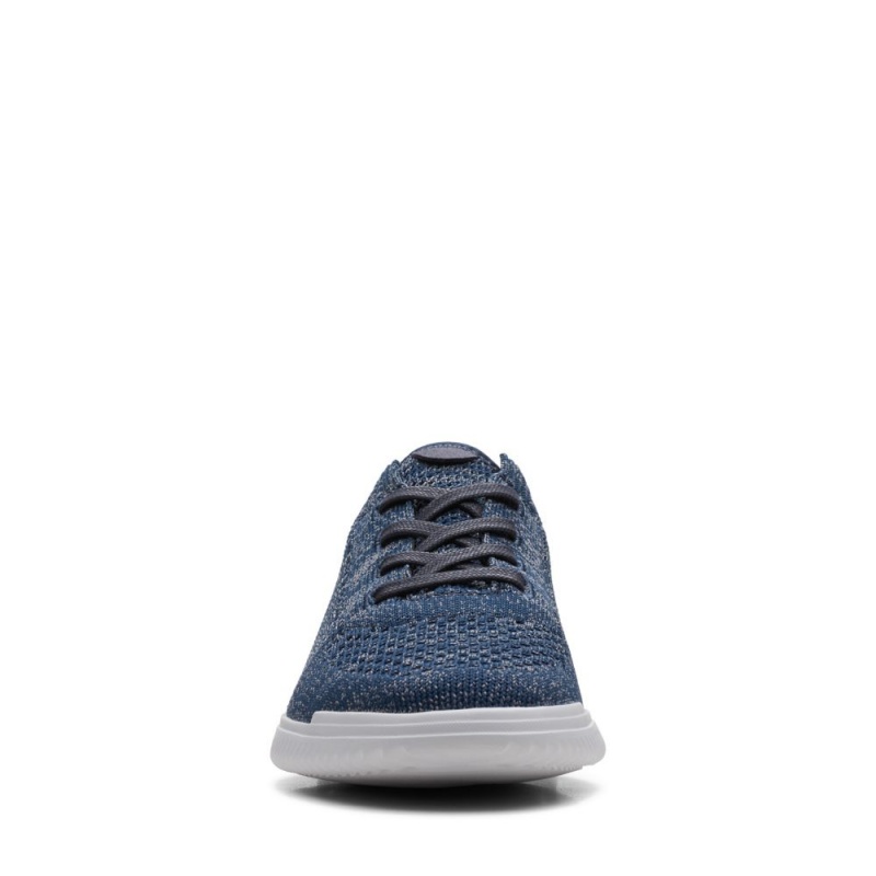 Clarks Donaway Knit Αθλητικα Παπουτσια ανδρικα σκουρο μπλε | GR436102