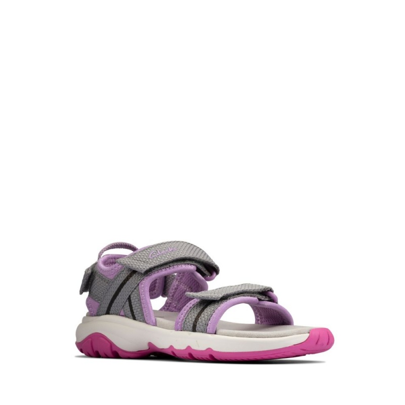 Clarks Expo Sea Toddler Σανδαλια για κοριτσια σκούρο γκρι | GR072591