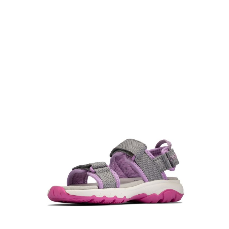 Clarks Expo Sea Toddler Σανδαλια για κοριτσια σκούρο γκρι | GR072591