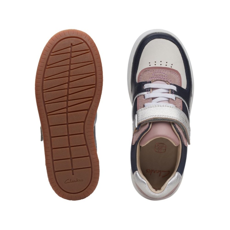 Clarks Fawn Craft Παπουτσια για κοριτσια Pink/Navy | GR870945