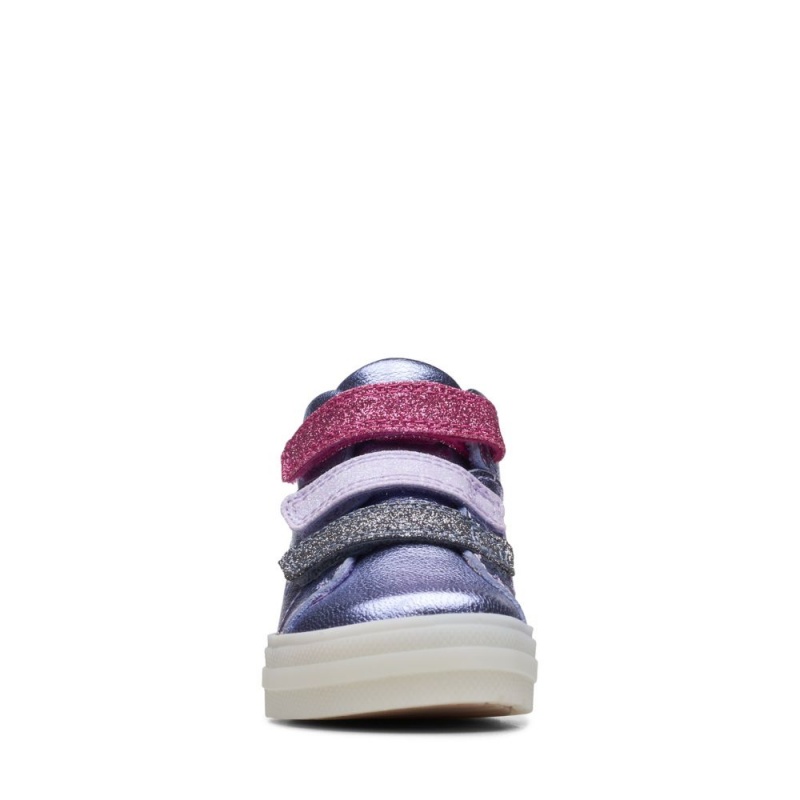 Clarks Flare Sea Toddler Μποτακια για κοριτσια μωβ | GR928357