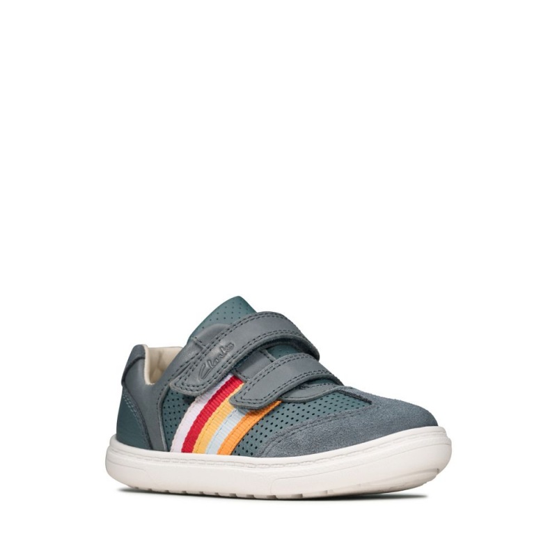 Clarks Flash Beau Toddler Παπουτσια για κοριτσια σκουρο μπλε | GR275643