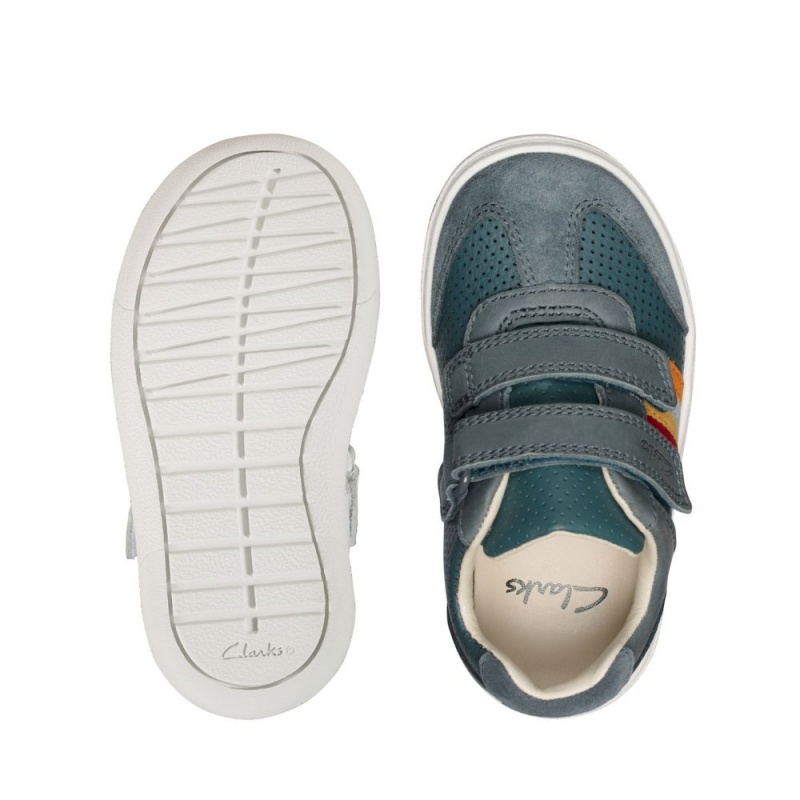 Clarks Flash Beau Toddler Παπουτσια για κοριτσια σκουρο μπλε | GR275643