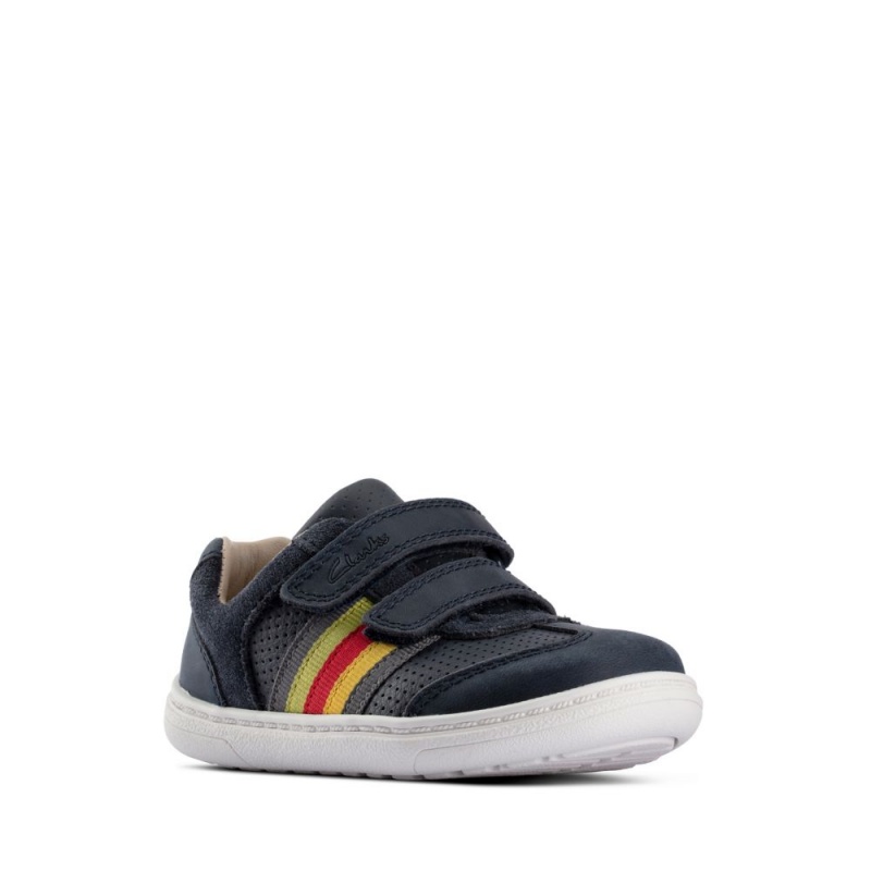 Clarks Flash Beau Toddler Παπουτσια για αγορια σκουρο μπλε | GR479281