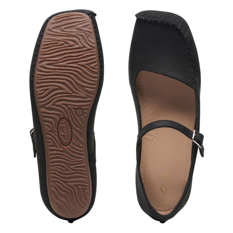 Clarks Freckle Bar μπαλαρινα γυναικεια μαυρα | GR026548