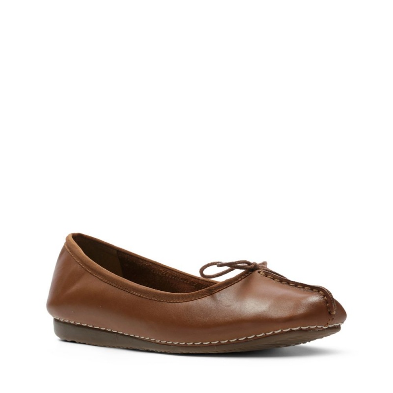 Clarks Freckle Ice μπαλαρινα γυναικεια σκούρο καφε | GR937256