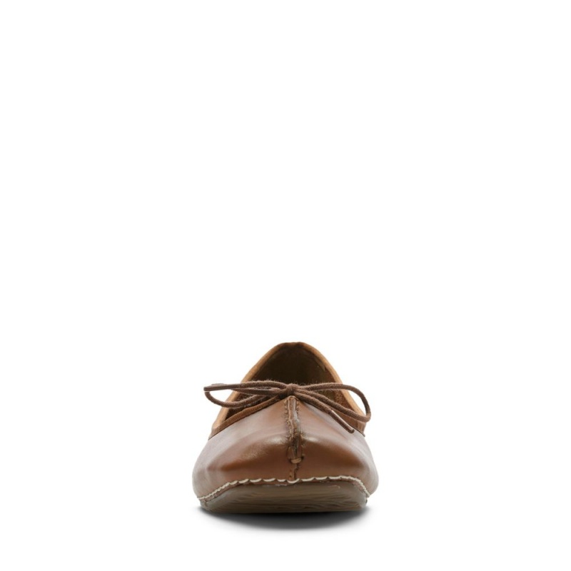 Clarks Freckle Ice μπαλαρινα γυναικεια σκούρο καφε | GR937256