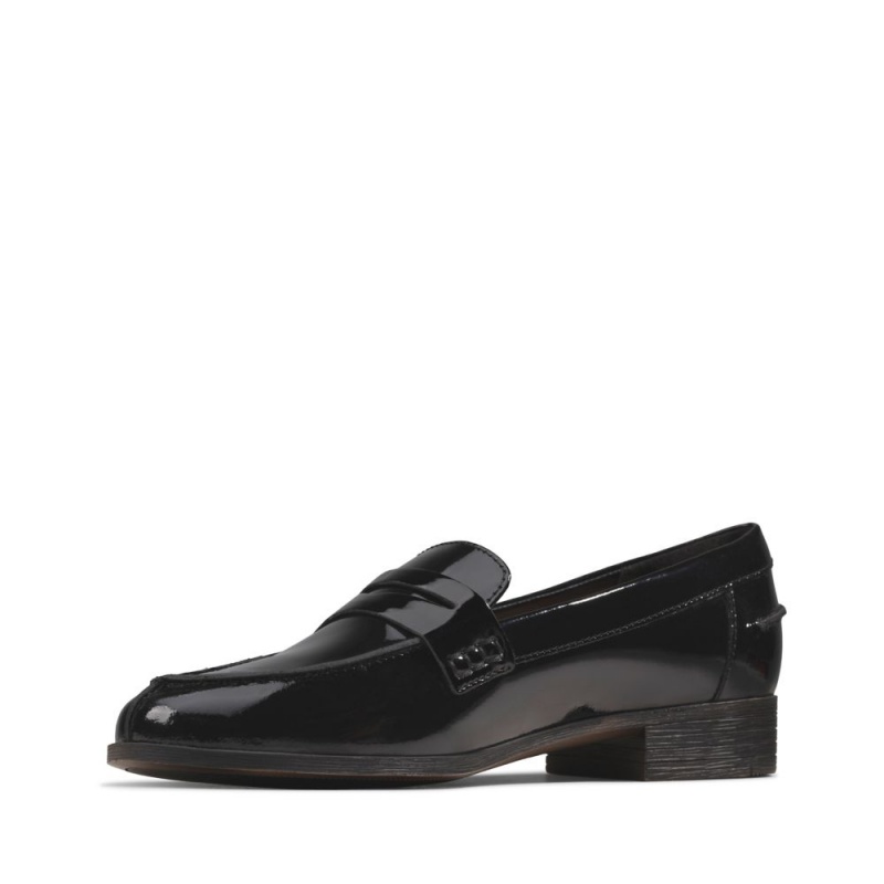 Clarks Hamble Loafers γυναικεια μαυρα | GR764281