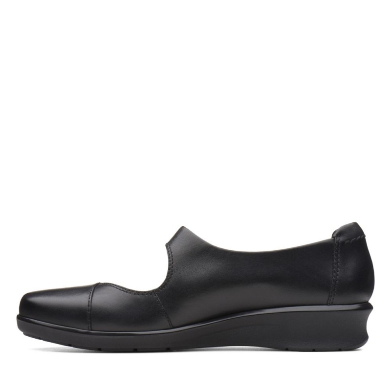 Clarks Hope Henley Φλατ Παπουτσια γυναικεια μαυρα | GR216405