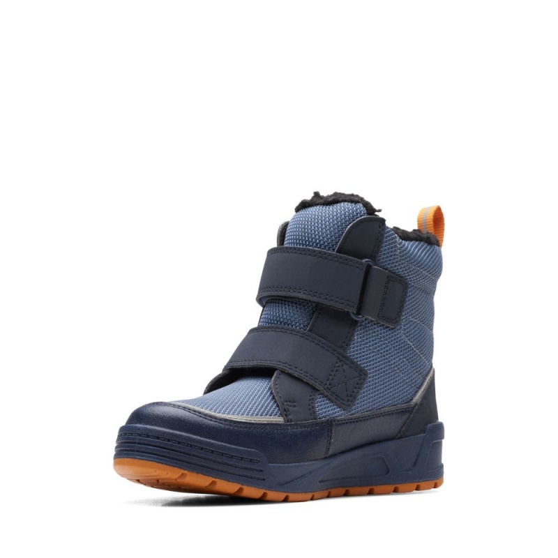 Clarks Jumper Jump Μποτακια για αγορια μπλε | GR360471