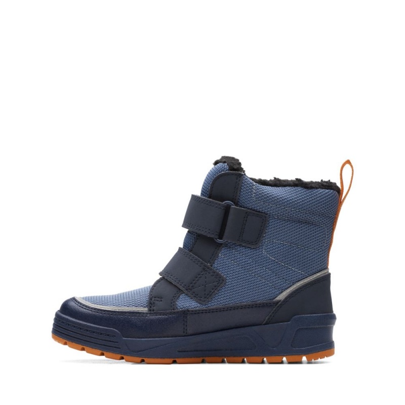 Clarks Jumper Jump Μποτακια για αγορια μπλε | GR360471