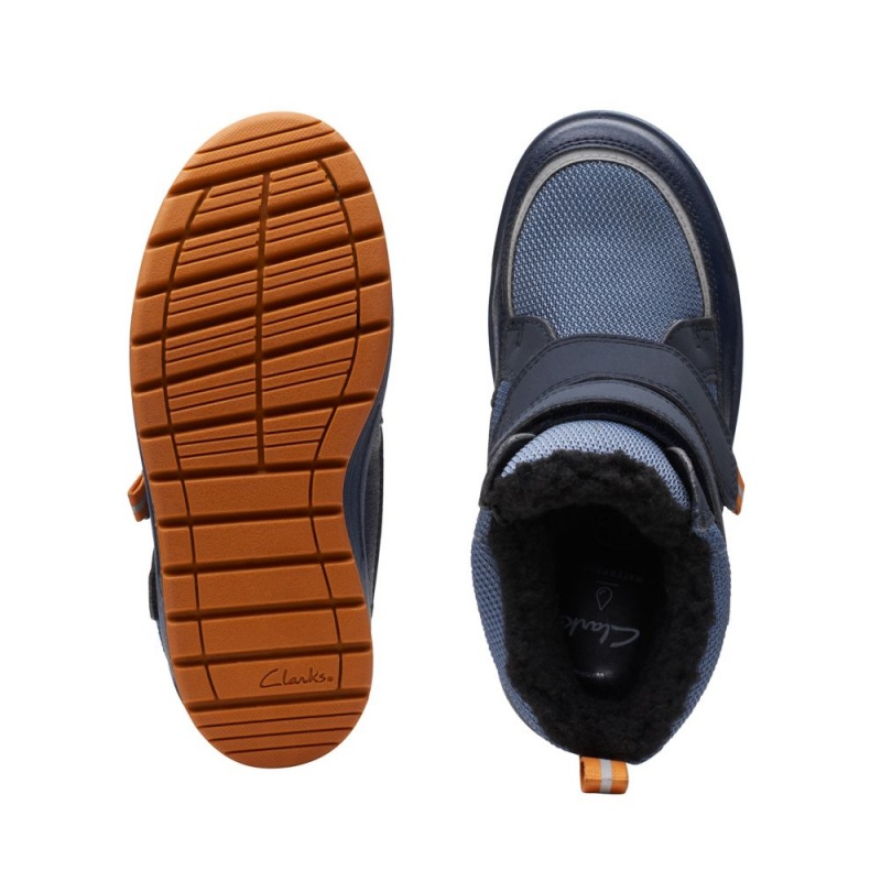 Clarks Jumper Jump Μποτακια για αγορια μπλε | GR360471