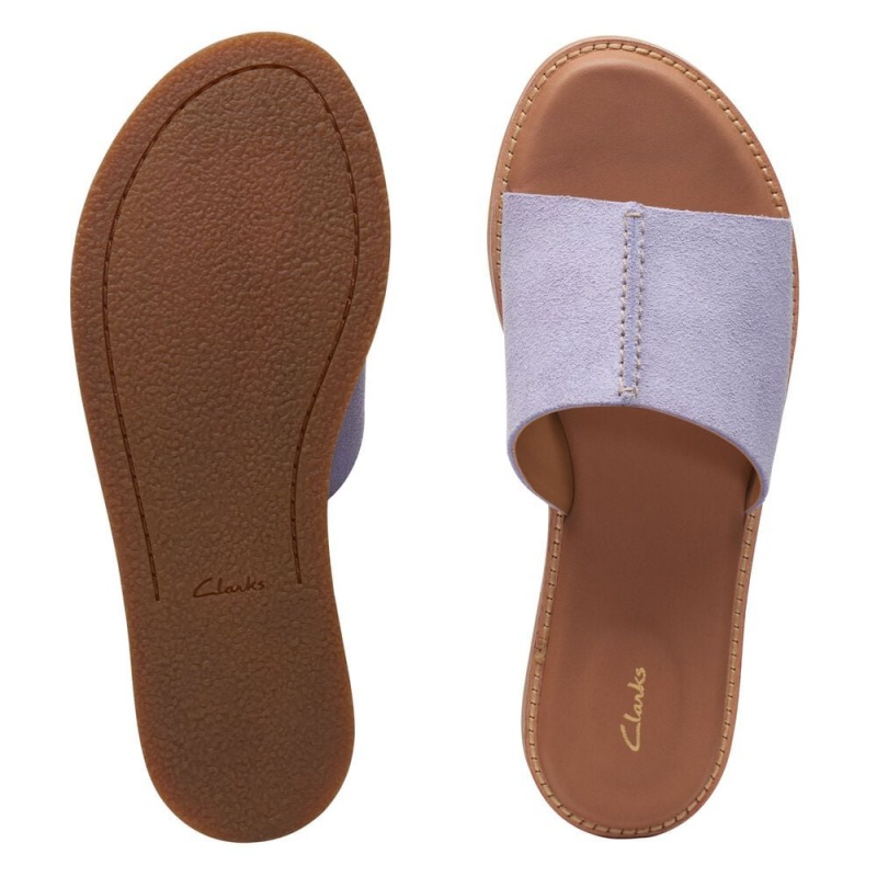 Clarks Karsea Mules γυναικεια μωβ | GR061895