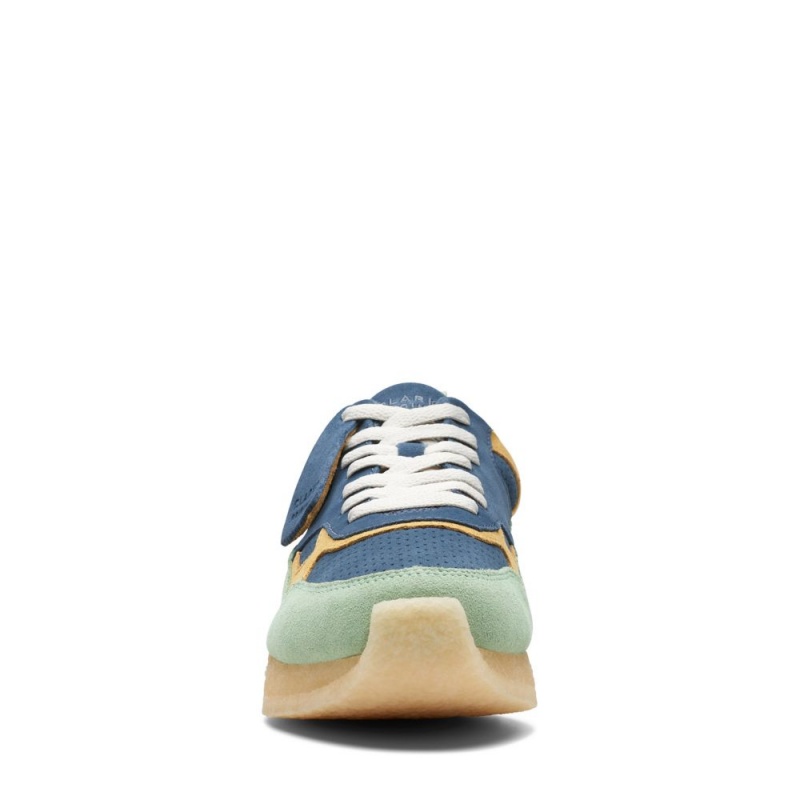 Clarks Lockhill Αθλητικα Παπουτσια γυναικεια Blue/Green | GR718496