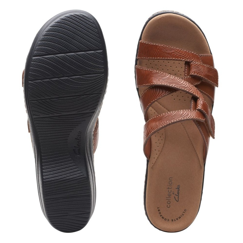 Clarks Merliah Karli Πεδιλα Πλατφορμεσ γυναικεια καφε | GR508342