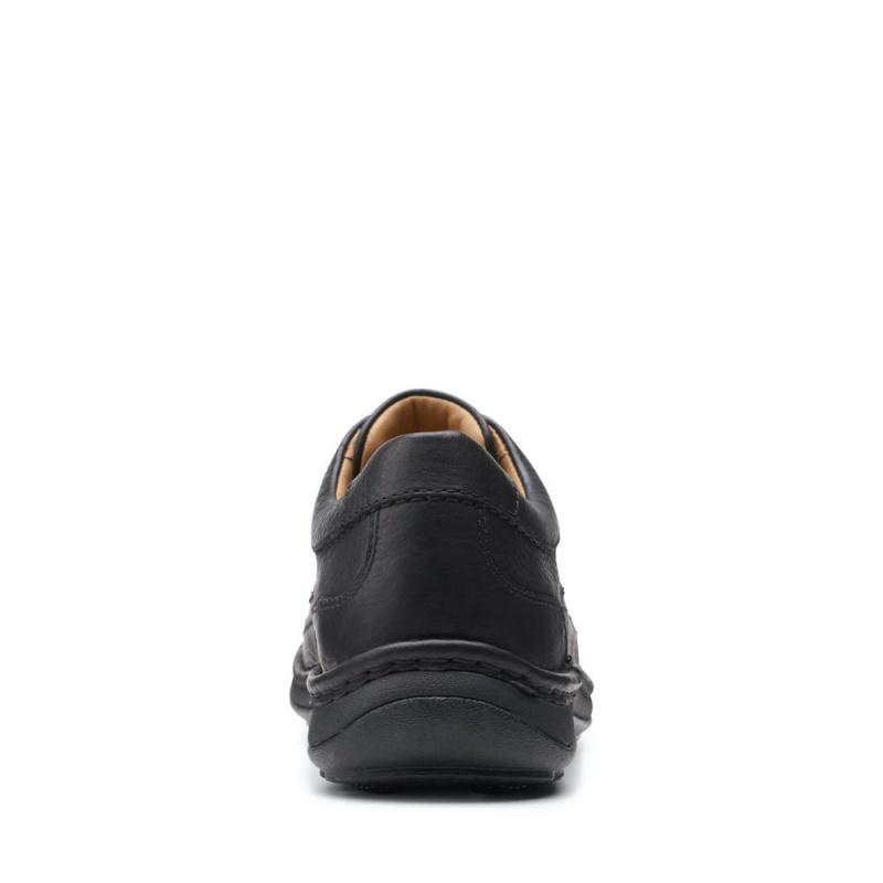 Clarks Nature Three επισημα παπουτσια ανδρικα μαυρα | GR694357