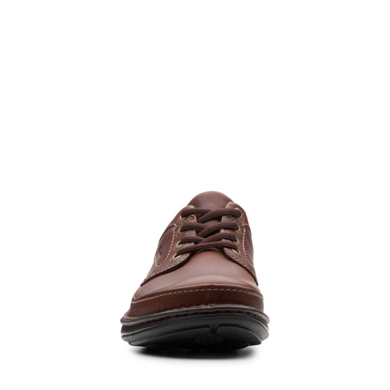 Clarks Nature Three επισημα παπουτσια ανδρικα καφε | GR952341