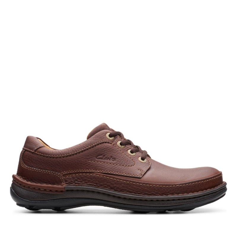 Clarks Nature Three επισημα παπουτσια ανδρικα καφε | GR952341