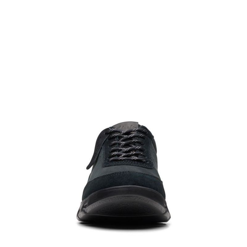 Clarks Nature X One Αθλητικα Παπουτσια ανδρικα Black/Black | GR510283