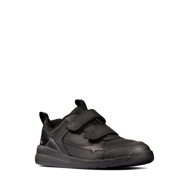 Clarks Orbit Sprint Toddler Παπουτσια για σχολειο για αγορια μαυρα | GR413928