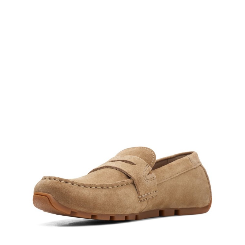 Clarks Oswick Bar Loafers ανδρικα σκούρο καφε | GR421509